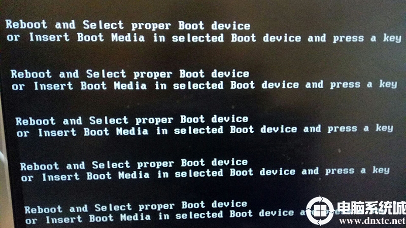 reboot and select proper boot device