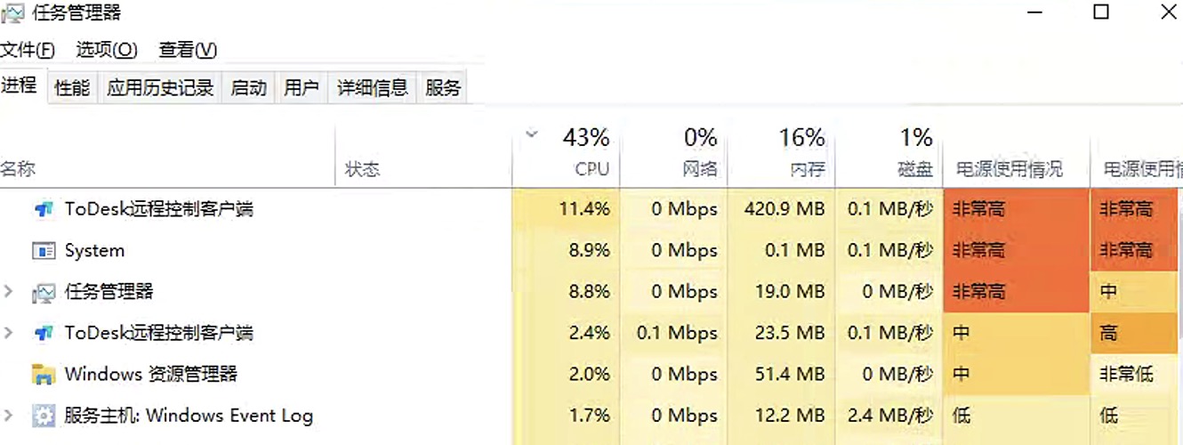 记一次Windows主机system占用CPU过高,电脑很卡解决办法。