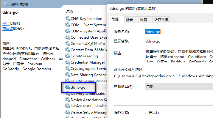 Windows环境下DDNS GO的安装与使用